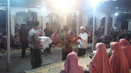 pengajian dan syawalan Majelis Ta'lim Muslimatun hasanah di Masjid At Taqwa dusun Ngupit