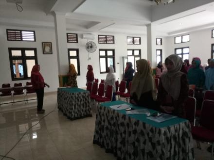 Pertemuan rutin kader kesehatan Bulan Desember 2019