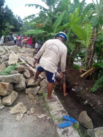 Kegiatan Pembangunan Talud Dusun Sulang Kidul