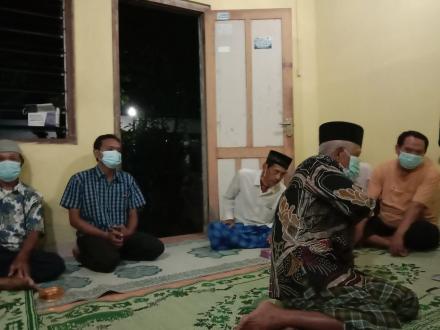 Pertemuan RT di Dusun Panjangjiwo dengan Prokes