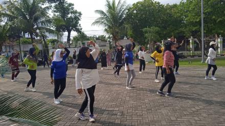 Sehat Bersama : PKK Kalurahan Patalan Gelar Senam Jumat Pagi