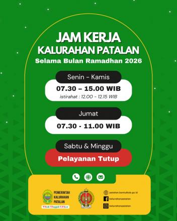 Pengumuman Jam Kerja Selama Bulan Ramadhan