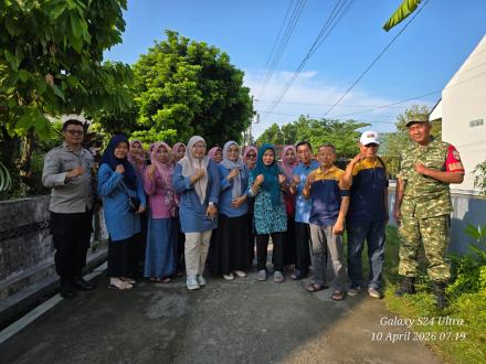 Cegah DBD, Tim Gabungan Laksanakan Aksi PSN Serentak di Dusun Panjangjiwo