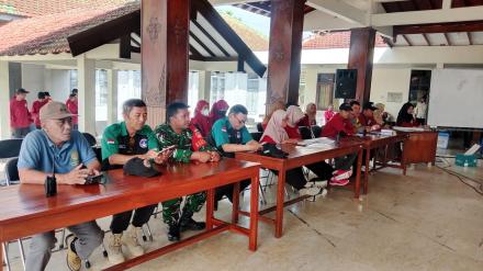 FPRB Patalan mengikuti gladi kesiapsiagaan bencana gempa bumi di Kalurahan Trimulyo