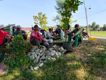 Kelompok Tani Sri Tirto Panjangjiwo Gelar Giat Angkat Walet