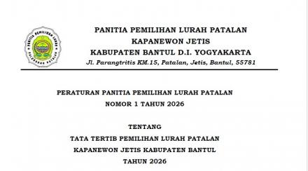 Menuju Pemilihan Lurah Patalan 2026: Panitia Resmi Tetapkan Tata Tertib dan Tahapan Pelaksanaan