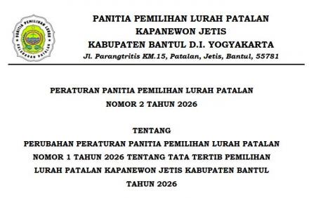 Perubahan Tata Tertib Pemilihan Lurah Patalan