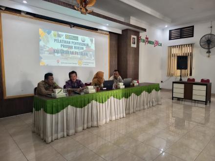 Kalurahan Patalan Gelar Pelatihan Penyusunan Produk Hukum