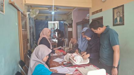 Tingkatkan Layanan Kesehatan Siklus Hidup, Posyandu Kantil ILP Padukuhan Tanjung Karang Gelar Pelaya