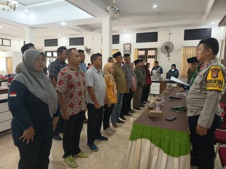 Pelantikan Dan Pembekalan KPPS Pilur 2026