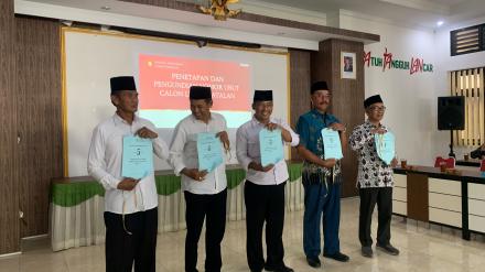 Penetapan Dan Pengundian Nomor Urut Calon Lurah Patalan