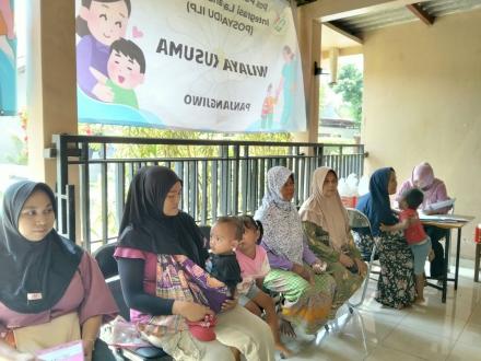 Giat posyandu Wijaya Kusuma Padukuhan Panjangjiwo