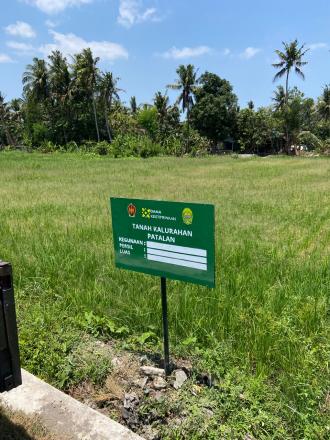 Pertegas Status dan Legalitas Aset, Kalurahan Patalan Pasang Papan Penanda Keistimewaan BKK Dais di 
