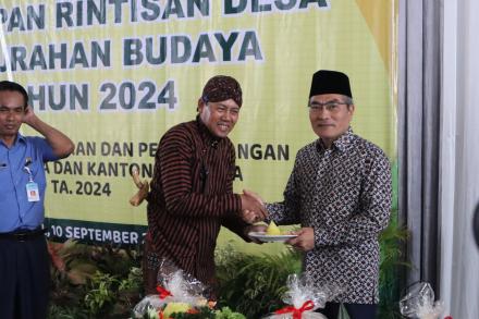 PENYERAHAN SK DESA RINTISAN BUIDAYA